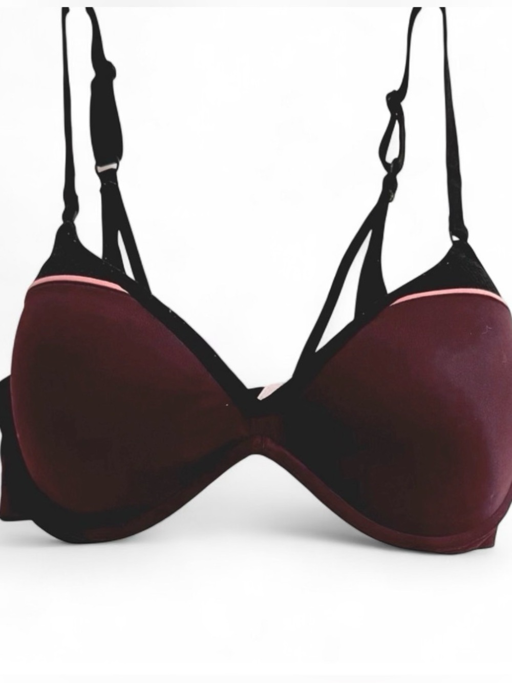 PINK Victoria's Secret Maroon Bra 34D